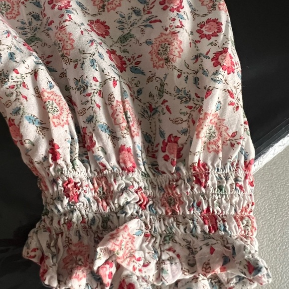 Jones New York Red and Pink 3/4 Sleeve Blouse - Picture 6 of 10